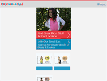 Tablet Screenshot of onceuponachildfranklintn.com